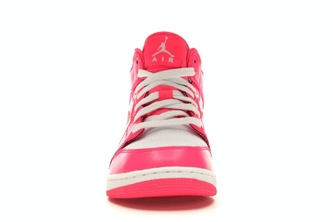 Air Jordan 1 Mid Hyper Pink White